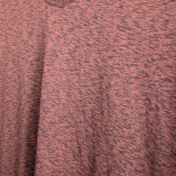 Bundle Of 3 Real Essentials Women's V-Neck Short Sleeve Tees - Teal, Black, Red - Picture 3 of 9